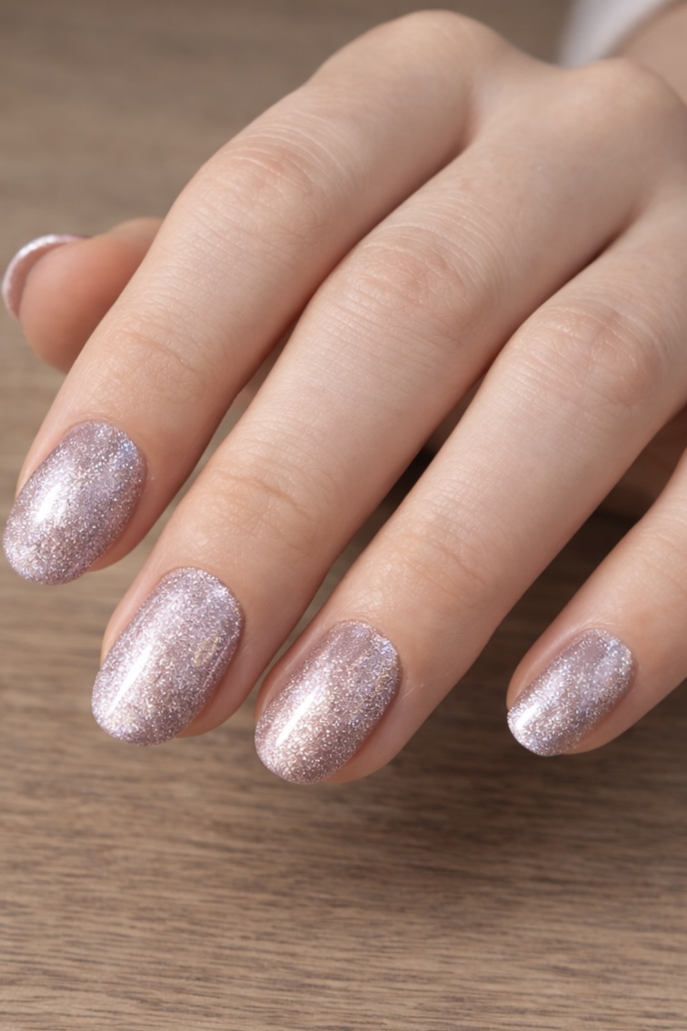 Маникюр с покрытием — пример 4